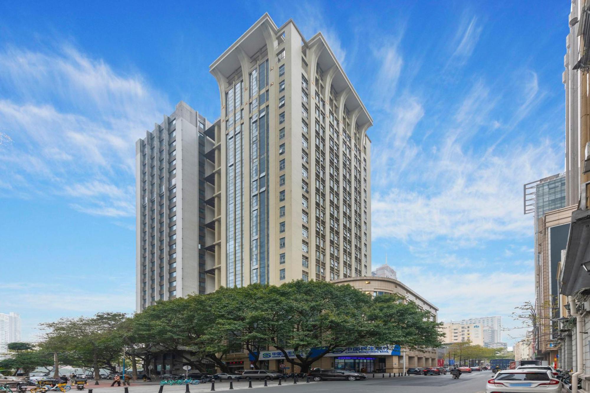 Waifiden Duplex Hotel Apartment Zhongyong Jinyu Branch-Free Shuttle Bus During The Canton Fair Exteriör bild