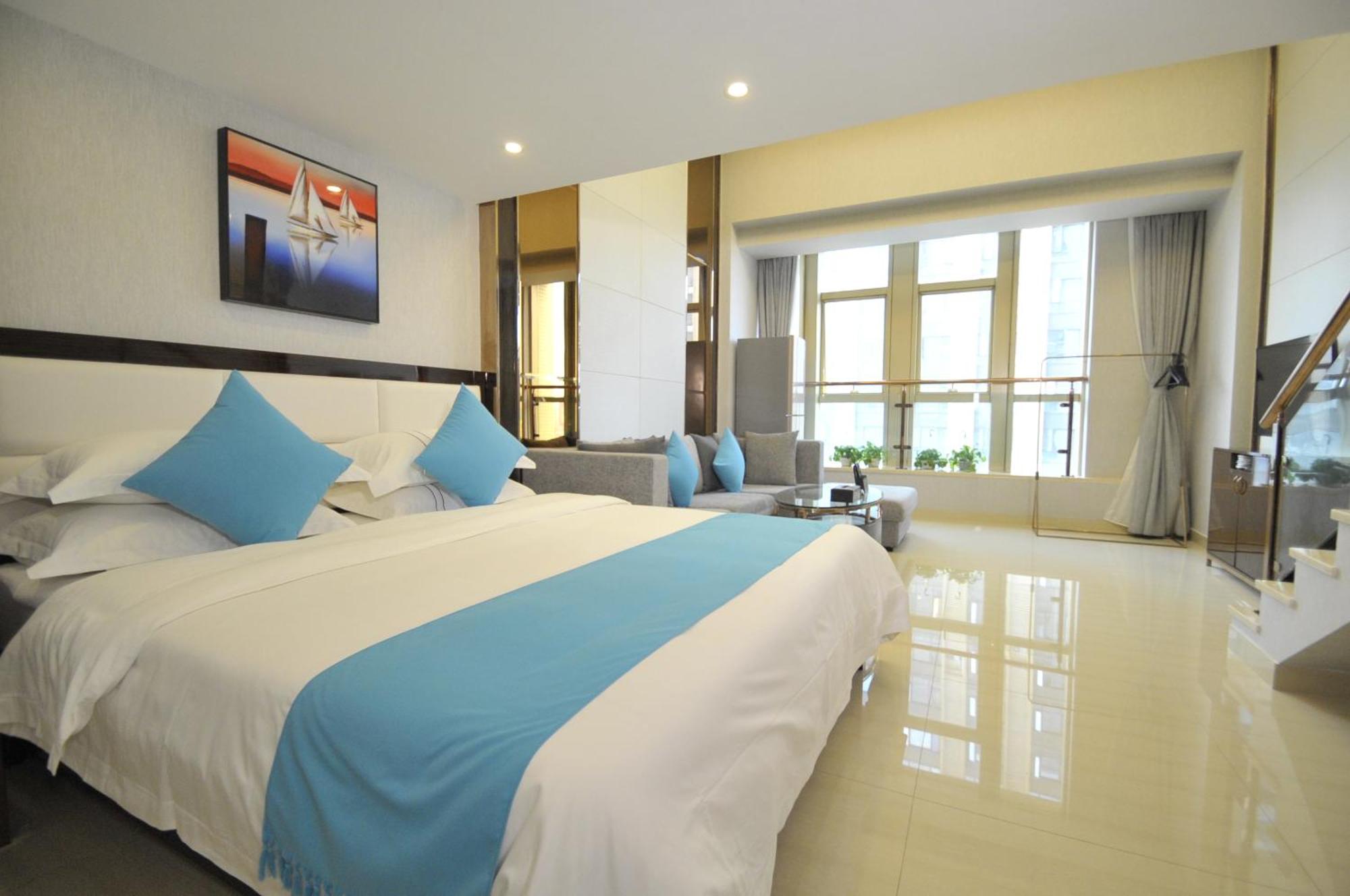 Waifiden Duplex Hotel Apartment Zhongyong Jinyu Branch-Free Shuttle Bus During The Canton Fair Exteriör bild